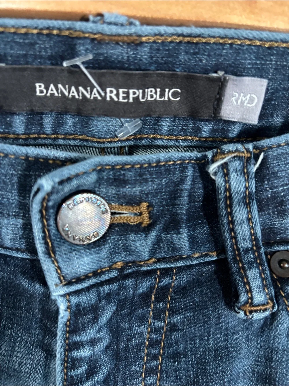 Banana‎ Republic jeans men’s size 32 waist blue slim well worn and comfy